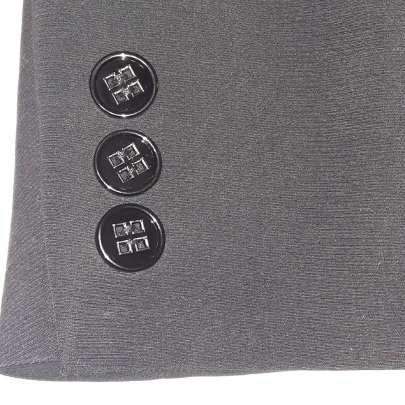 MAX MARA Cady Tailored Blazer Black Jacket Italy Office Business Capsule US 4 S - Picture 8 of 10